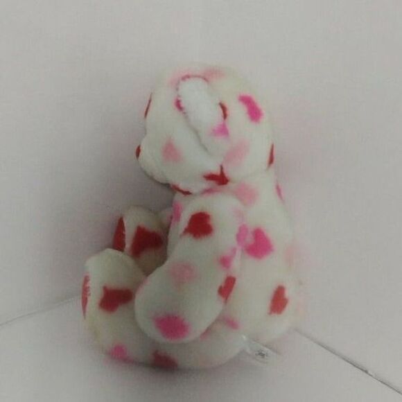 Build A Bear Plush Valentine's Day Teddy Bear White with Pink & Red Hearts l - Picture 2 of 11